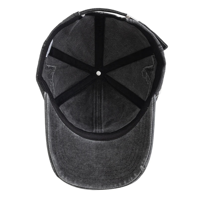 Retro Worn Star Cap