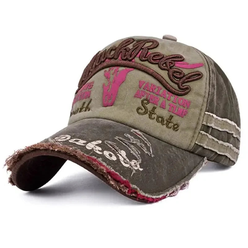 Western USA Worn Cap