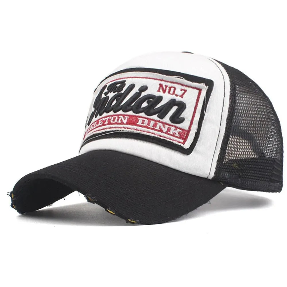 Indian Worn Trucker Cap